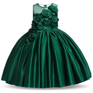 Dress Kids Clothes Children Elegant Birthday Princess-FrenzyAfricanFashion.com