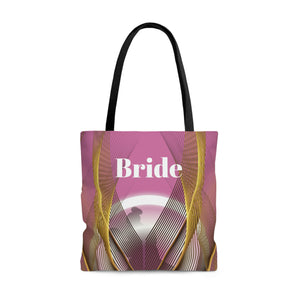 Custom Bride Tote | Pink Women Shoulder Bag | Practical Wedding Gift for Her | Bridal Shower Gift | Women Engagement | Bride to be-FrenzyAfricanFashion.com