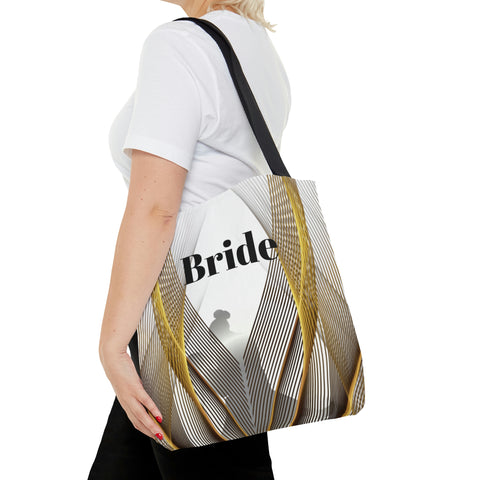 Image of Custom Bridal Tote | White Bag | Practical Wedding Gift | Bridal Shower Gifts | Women Engagement | Bride to be Handbag Gift-FrenzyAfricanFashion.com