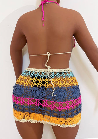 Image of Women Beach Crochet Cover Up Bathing Bikini Plus Size Suit Swimsuit Swimdress Beachwear-FrenzyAfricanFashion.com
