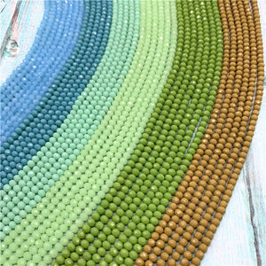 Wholesale 4x6mm/50pcs Crystal Rondel Faceted Crystal Glass Beads Loose Spacer Round Beads for Jewelry Making Jewelry Diy-FrenzyAfricanFashion.com