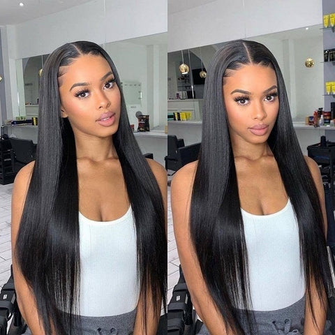 Image of HD Lace Frontal 360 Full Lace Wig Human Hair-FrenzyAfricanFashion.com
