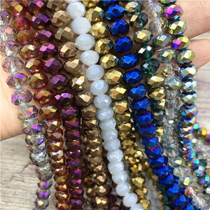 Crystal Glass Beads Jewelry Necklace Making DIY-FrenzyAfricanFashion.com