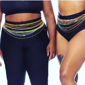 Bohemia Colorful Beads Waist Belly Beach Waistband Bikini Beads Jewelry-FrenzyAfricanFashion.com