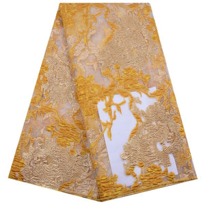 Brocade Lace Fabric Material French Jacquard Lace Fabric