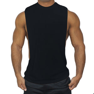 Basic Men's Sports Workout Sleeveless T-shirt Vest-FrenzyAfricanFashion.com