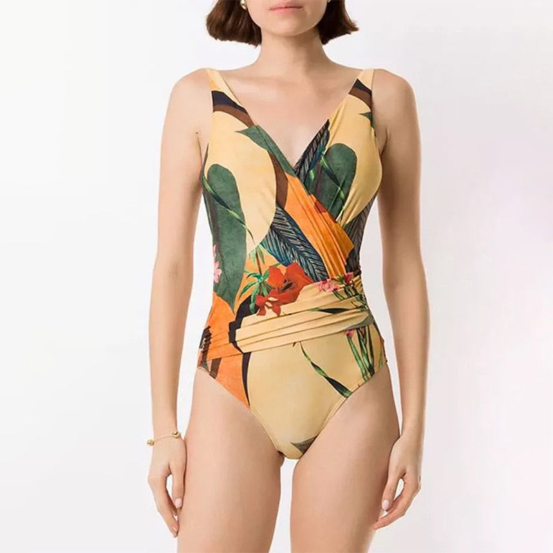 Woman one-piece swimsuit Sexy Backless Girls Bikini Suit-FrenzyAfricanFashion.com