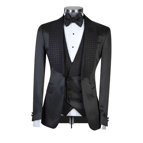 Image of Elegant Black Men Suits With Men Occasion wear-FrenzyAfricanFashion.com