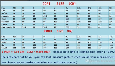 Image of Luxury Men Suits Slim Fit Groom Tuxedos Wedding Prom Tailored Double Vent-FrenzyAfricanFashion.com