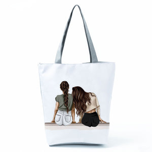 Fashion Shoulder Bag Eco Portable Shopping Tote