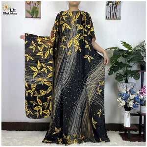 Turkey Abaya Loose Silk Oversize Women Clothing-FrenzyAfricanFashion.com