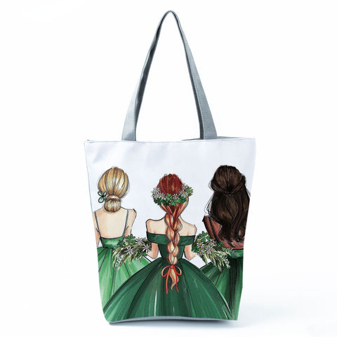 Image of Beautiful Fashion Shoulder Bag Eco Portable Shopping Tote for Women-FrenzyAfricanFashion.com
