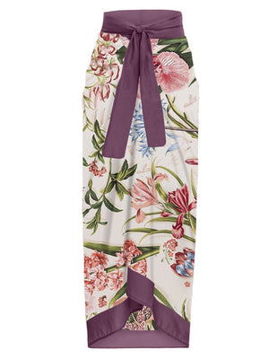 One Piece Swimsuit Floral Print