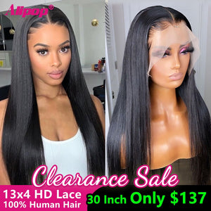 HD Lace Frontal Wig 250% Straight Lace Front Human-FrenzyAfricanFashion.com