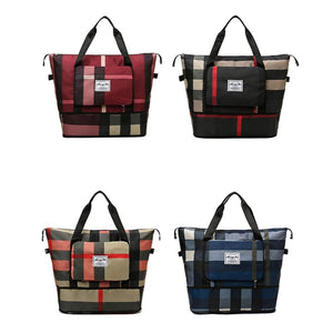 Duffle Bag for Women Men Foldable Large Capacity Gym Tote Travel Shoulder Bags-FrenzyAfricanFashion.com
