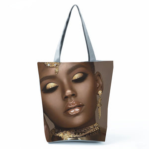 Fashion Shoulder Bag Eco Portable Shopping Tote-FrenzyAfricanFashion.com
