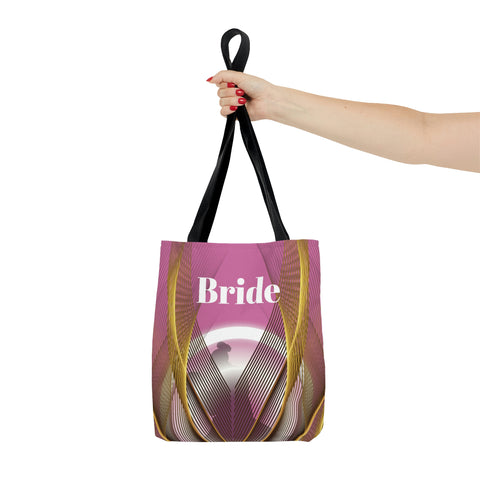 Image of Custom Bride Tote | Pink Women Shoulder Bag | Practical Wedding Gift for Her | Bridal Shower Gift | Women Engagement | Bride to be-FrenzyAfricanFashion.com