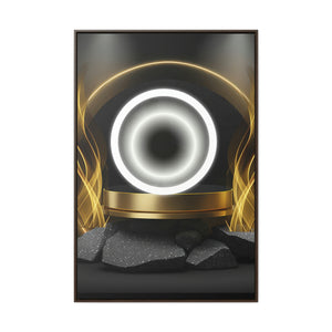 Wall Art Canvas Print | Abstract Room Decor Living Room Bedroom Office Vertical Frame | New Home Decoration