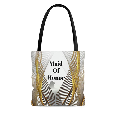 Image of Maid Of Honor Gift Bag | White Tote | Practical Wedding Gift | Bridal Shower Gifts-FrenzyAfricanFashion.com