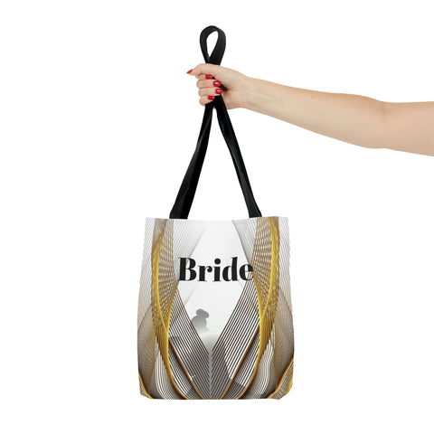 Image of Custom Bridal Tote | White Bag | Practical Wedding Gift | Bridal Shower Gifts | Women Engagement | Bride to be Handbag Gift-FrenzyAfricanFashion.com