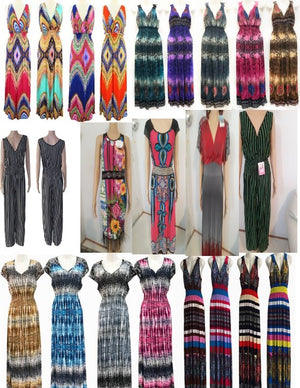 Wholesale Maxi Long Summer Dresses 100 Pieces
