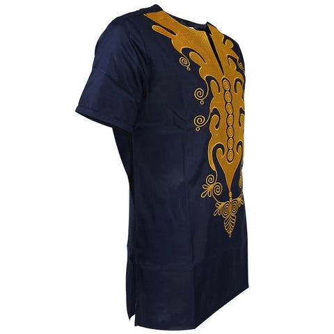 Image of Embroidered Couple clothing african wear men and women dashiki tops and dress no pant-FrenzyAfricanFashion.com