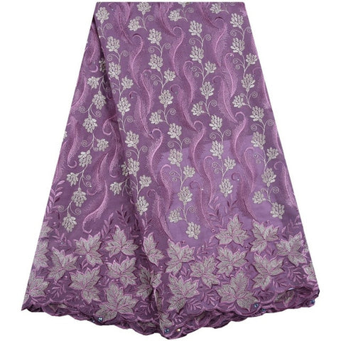 Image of Swiss Voile High Quality Nigerian Dry Cotton Lace Fabric-FrenzyAfricanFashion.com