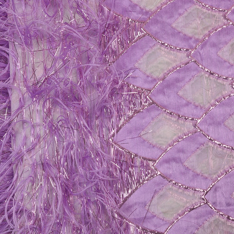Image of Brocade Tassel Lace Fabric For Wedding Evening Dresses-FrenzyAfricanFashion.com