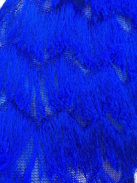 French Net Laces Tulle African Fabric 2 Yards-FrenzyAfricanFashion.com