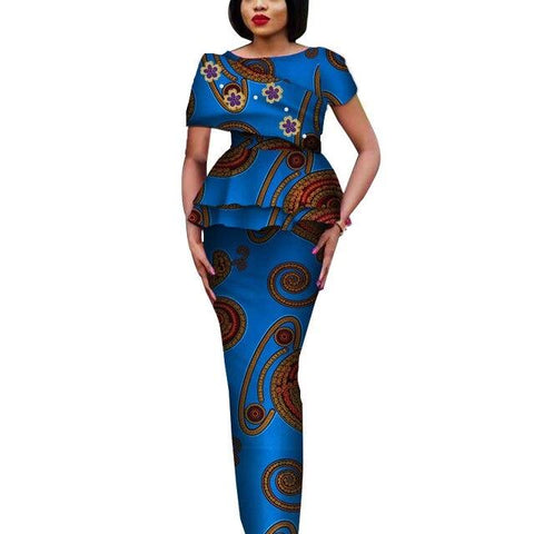 Image of Fashion African Elegant Tops and Long Skirt Bawa Style #1-FrenzyAfricanFashion.com