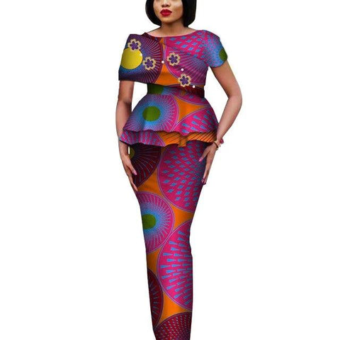 Image of Fashion African Elegant Tops and Long Skirt Bawa Style #2-FrenzyAfricanFashion.com