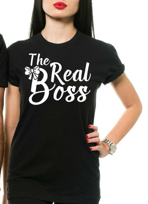 Real Boss Couple T Shirt