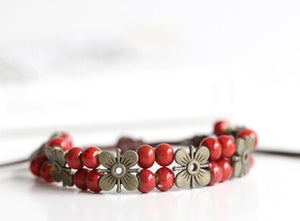 Glaze Ceramic Trinkets Women Fashion Bracelets