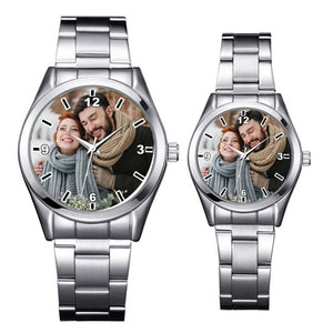 Custom photo watch face Printing Wristwatch Customized Gift For lovers-FrenzyAfricanFashion.com
