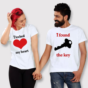 I Locked My Heart I Found The Key Lovers shirt-FrenzyAfricanFashion.com