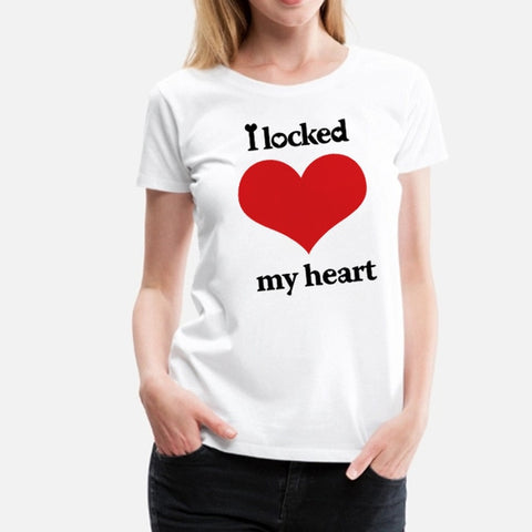 Image of I Locked My Heart I Found The Key Lovers shirt-FrenzyAfricanFashion.com