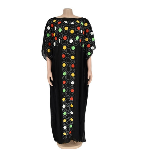 Image of Abaya Women Moroccan Kaftan Loose Dress-FrenzyAfricanFashion.com