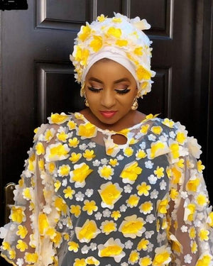 Women Dashiki Embroidered Traditional Boubou African Clothes