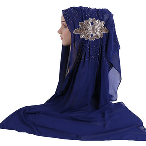 headscarf Chiffon Muslim Hijab Scarf-FrenzyAfricanFashion.com