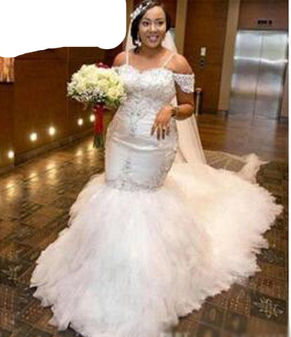Image of Shantel Mermaid Wedding Dresses-FrenzyAfricanFashion.com