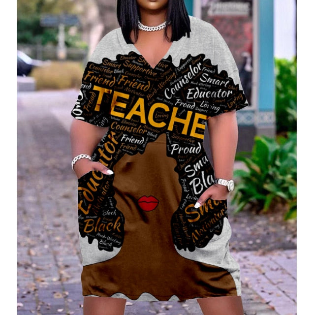 Black Women Printed African Buggy Dresses  Frenzy African Fashion –  FrenzyAfricanFashion.com