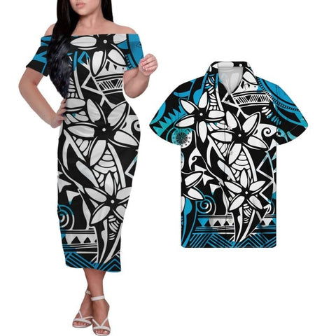 Image of Tribal Print Plus Size Couples Match Clothing-FrenzyAfricanFashion.com