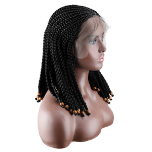 Cornrow Braided Wig Lace Frontal Wigs Baby Hair