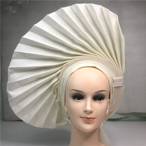 Fan Auto gele headtie turbans head wrap
