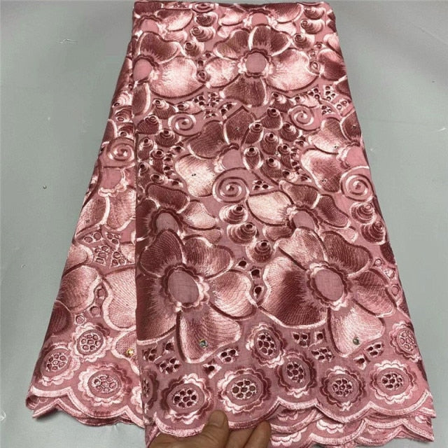 lace fabric swiss voile lace cotton-FrenzyAfricanFashion.com