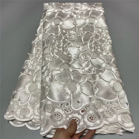 Image of lace fabric swiss voile lace cotton-FrenzyAfricanFashion.com