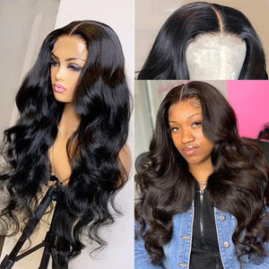 Ginger Orange Lace Front Wig Loose Wave T Lace Wig For Black White Women