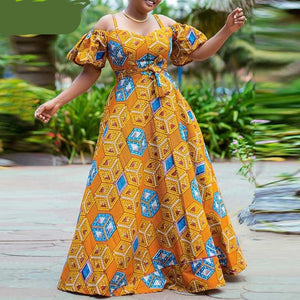 Sleeveless Long Maxi Dress Printed Summer Sundress Casual Baggy Bohemian