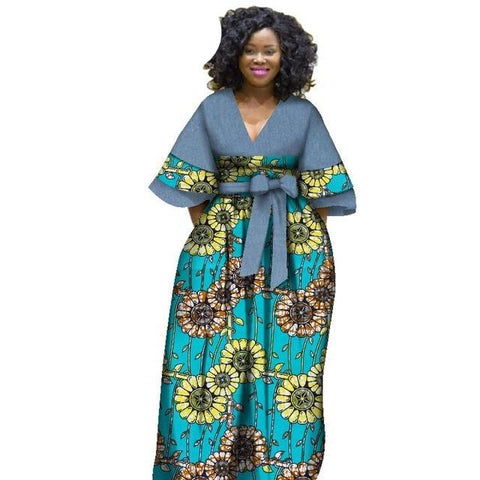 Image of Fabulosity Buggy Abaya African Long Dress-FrenzyAfricanFashion.com
