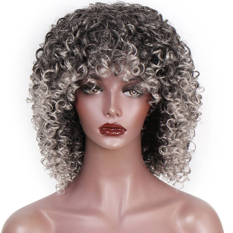 Image of Yongo Curly Synthetic Wigs High Heat Resistant Hair-FrenzyAfricanFashion.com
